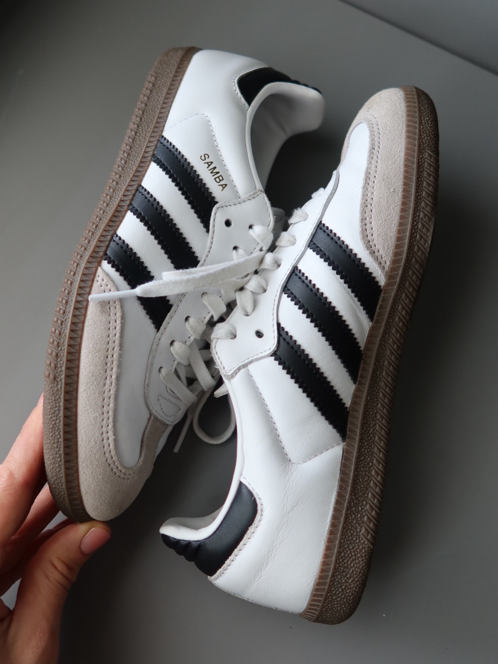 Adidas Samba Classic White Black Gum Sole Sneakers – Women’s - Picture 2 of 4